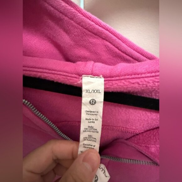 lulu Lemon XL/XXL Scuba Pink Sweatshirt. 💕⚡️ - Picture 3 of 3